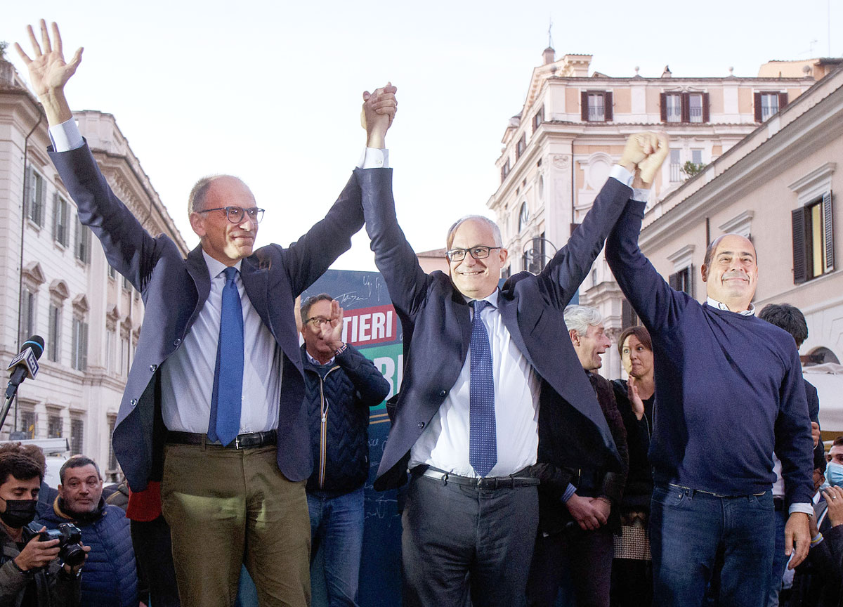 Elezioni: Letta e Zingaretti a piazza Santi Apostoli martedì 6 settembre Elezioni: Letta e Zingaretti a piazza Santi Apostoli martedì 6 settembre