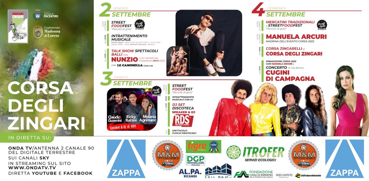 Corsa degli Zingari: Manuela Arcuri madrina della manifestazione di Pacentro