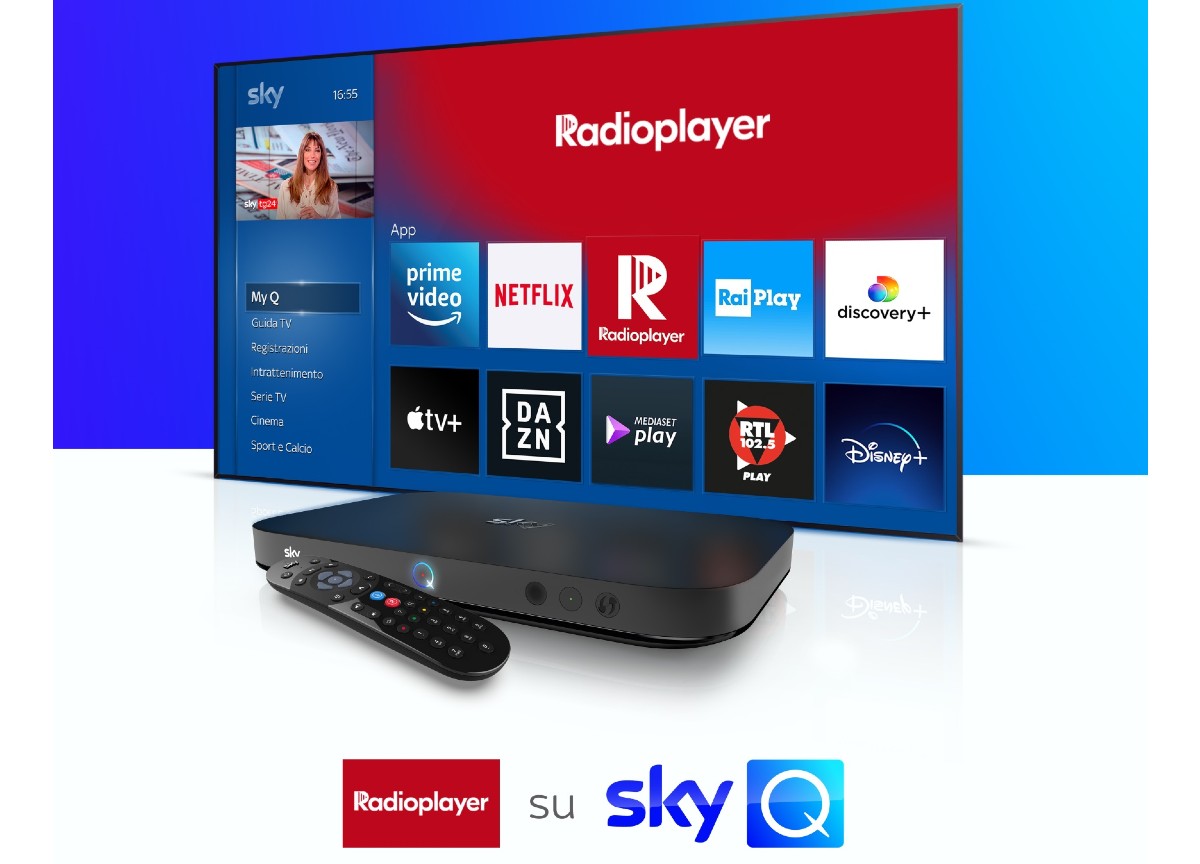 Sky, Radioplayer Italia arriva su Sky Q Sky, Radioplayer Italia arriva su Sky Q