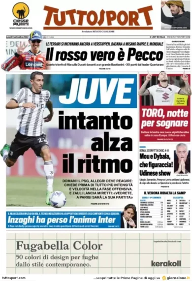 Prime pagine giornali 5 settembre 2022. Russia, Salvini resta solo: scintille