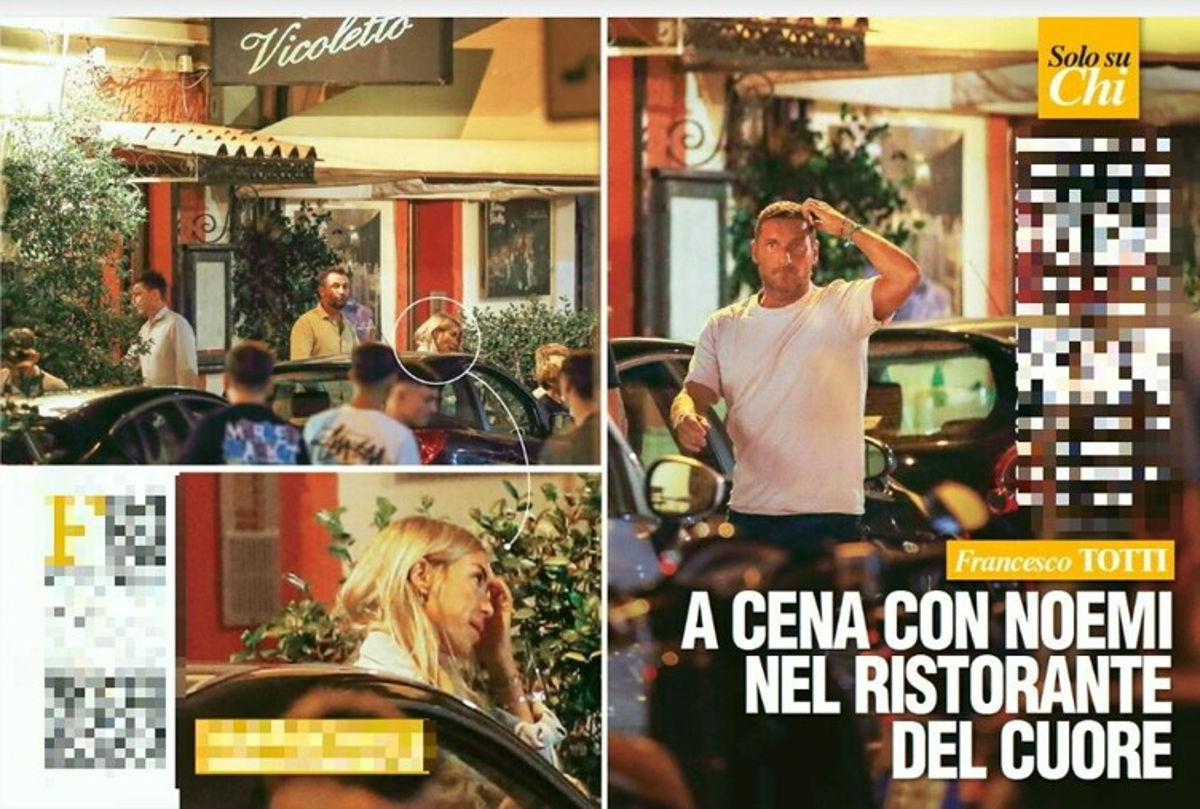 Francesco Totti a cena con Noemi, mentre Ilary Blasi non è in villa – FOTO Francesco Totti a cena con Noemi, mentre Ilary Blasi non è in villa – FOTO