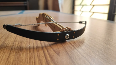 Parte un colpo dalla balestra, la freccia si ficca nell’occhio. Donna grave