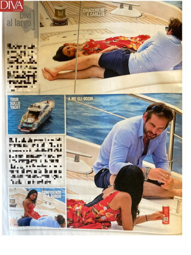 Tomaso Trussardi dimentica Michelle. Il manager al largo con la bella manager