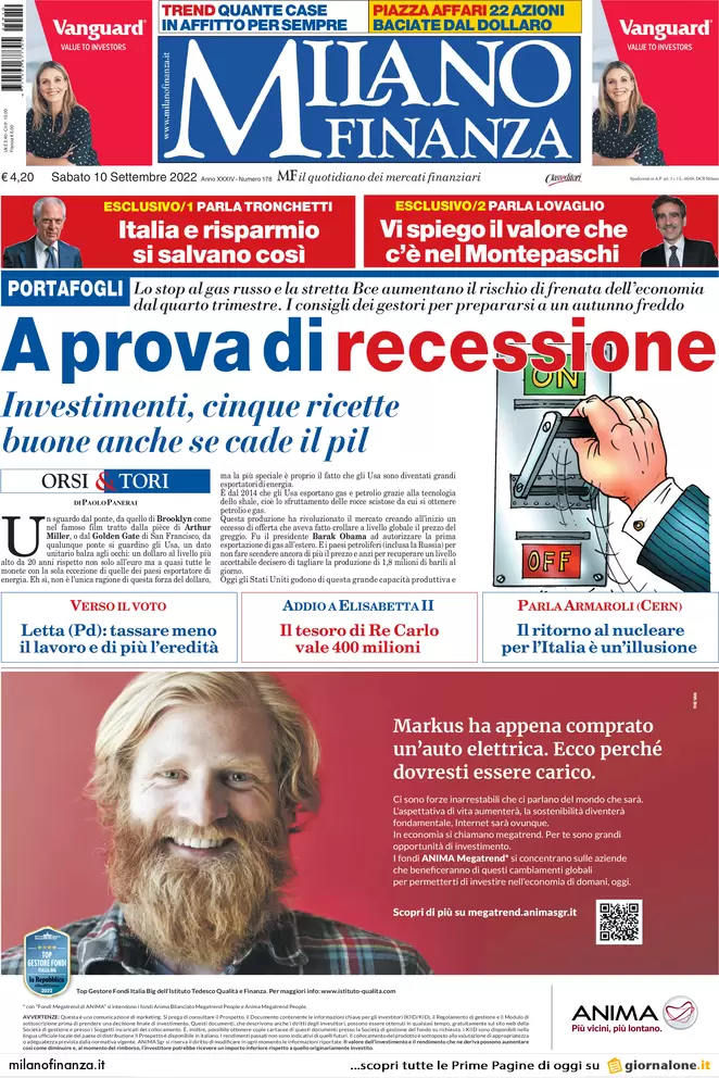 Prime pagine giornali economici 10 settembre. Stop a Google Analytics 3