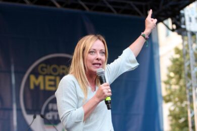Giorgia Meloni da Milano: “No a governo di larghe intese”