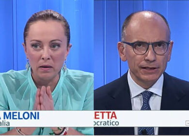 Elezioni, Meloni-Letta: duello in rete su Ue, fisco, Ucraina e riforme