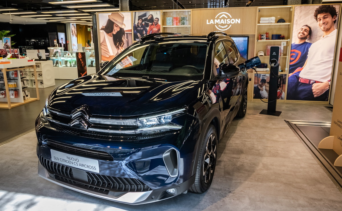 Nuovo SUV Citroën C5 Aircross debutta  ” alla  Maison Citroën” di Milano