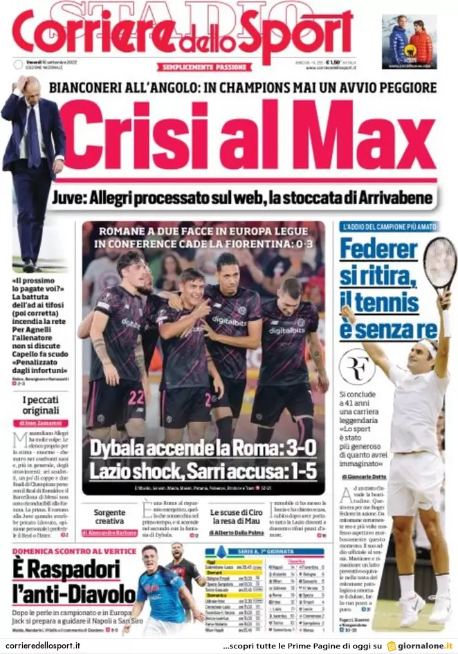 Prime pagine giornali 16 settembre 2022. Scordiamoci il gas dagli Stati Uniti Prime pagine giornali 16 settembre 2022. Scordiamoci il gas dagli Stati Uniti