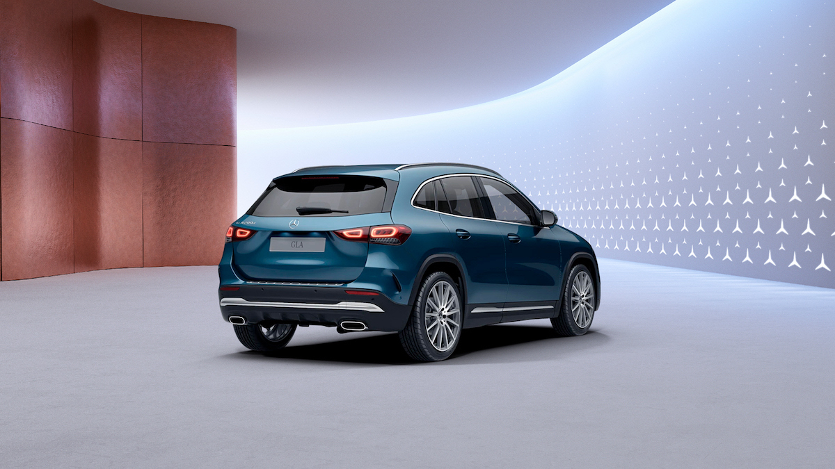 Mercedes GLA Colour Collection:detta le tendenze autunno inverno 2022/2023