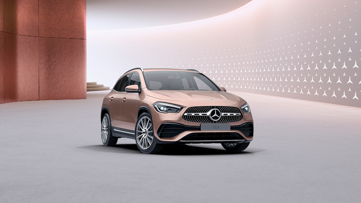 Mercedes GLA Colour Collection:detta le tendenze autunno inverno 2022/2023
