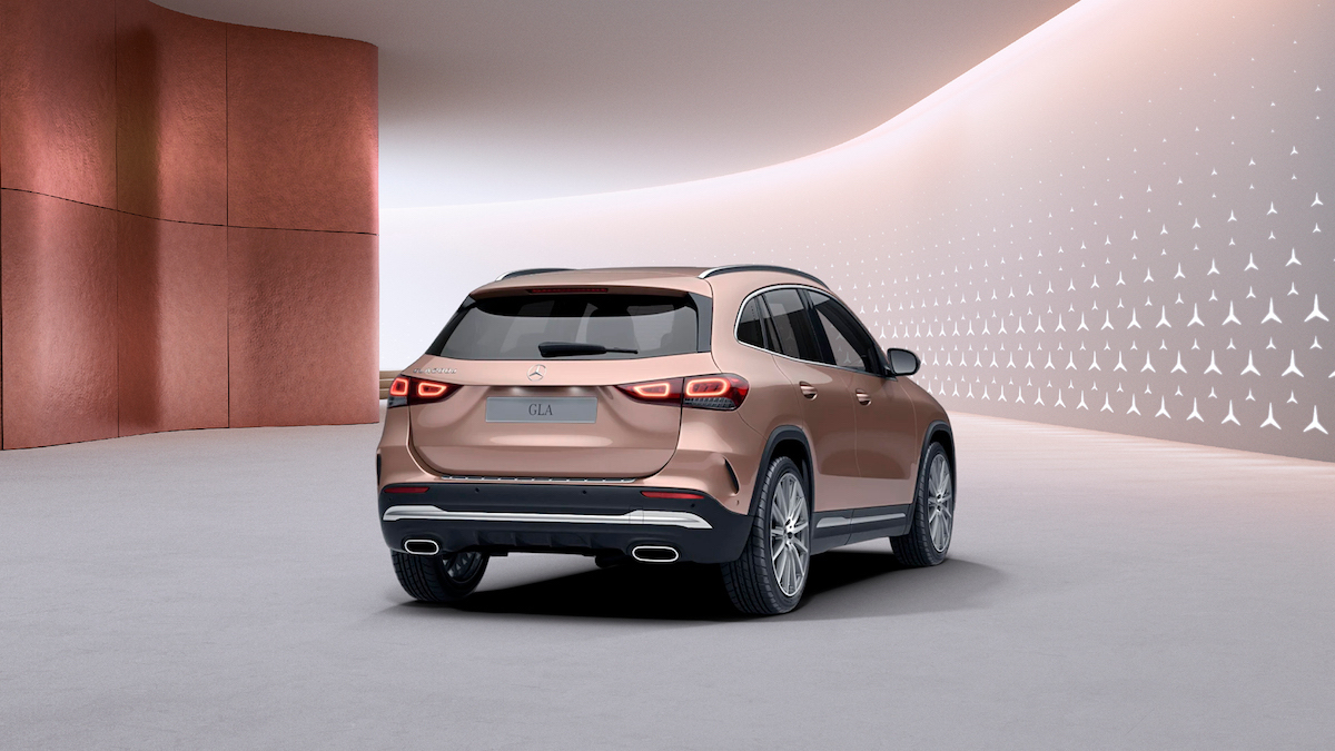 Mercedes GLA Colour Collection:detta le tendenze autunno inverno 2022/2023