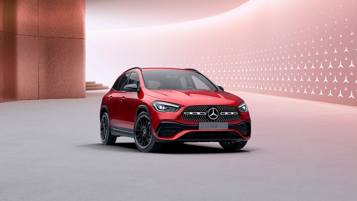 Mercedes GLA Colour Collection:detta le tendenze autunno inverno 2022/2023