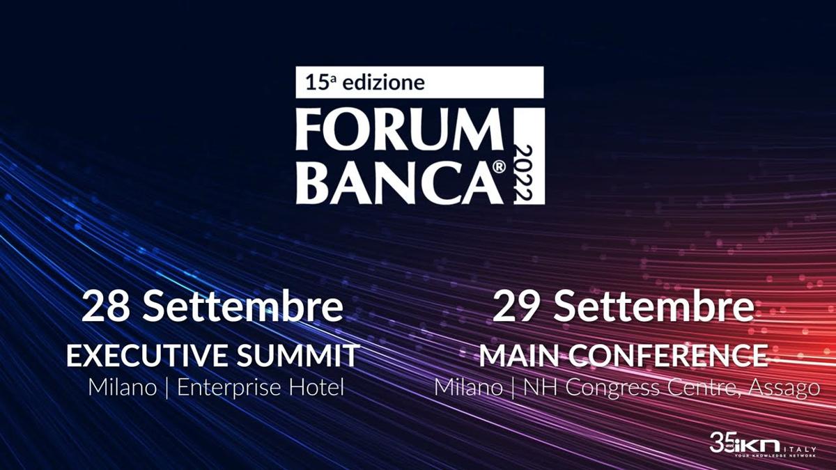 Forum Banca 2022 ai blocchi di partenza. Numeri da record Forum Banca 2022 ai blocchi di partenza. Numeri da record