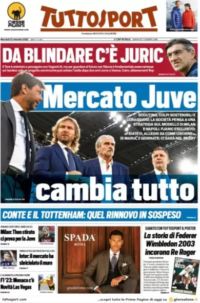Prime pagine giornali 21 settembre 2022. Italiani bocciano Draghi sull’Ucraina