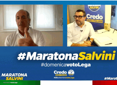 #MaratonaSalvini inizia con Zaia. Un chiaro segnale al profondo Nord