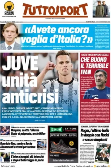 Prime pagine giornali 23 settembre 2022. Meloni: cambiamo la Carta da soli