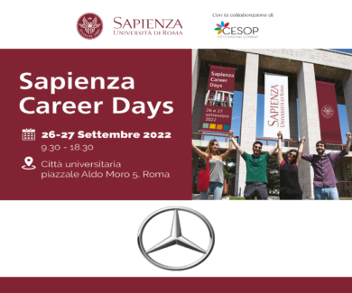 Mercedes Italia protagonista al  primo  Career Day dell’Università La Sapienza