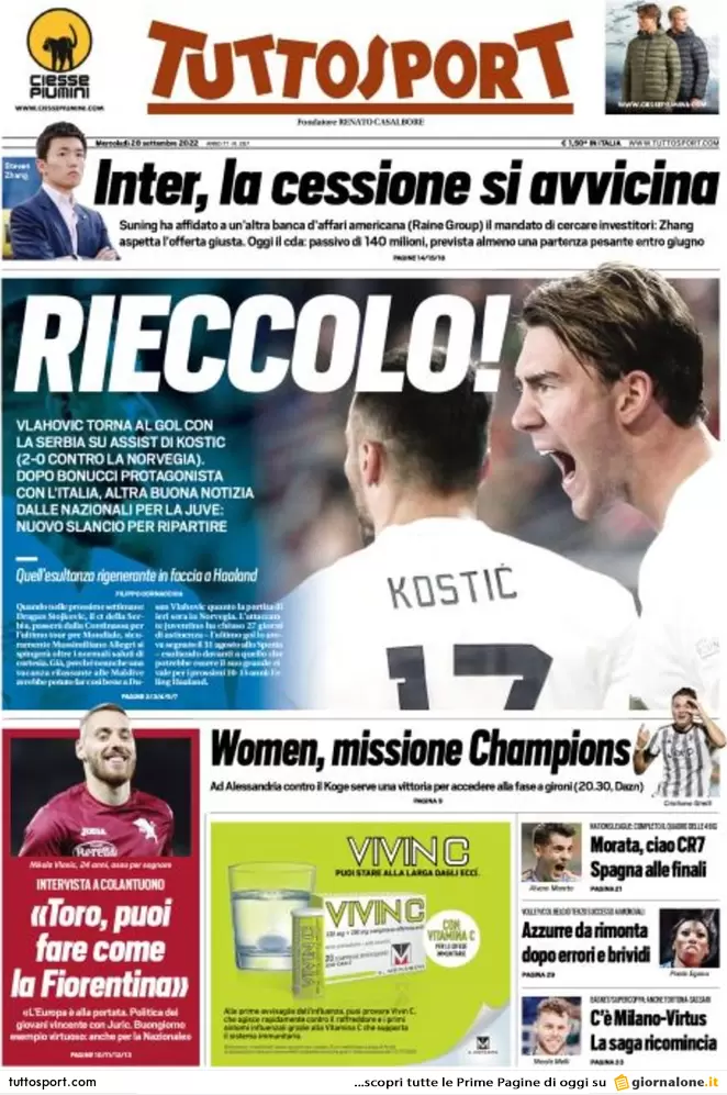 Prime pagine giornali 28 settembre 2022. Gasdotto russo sabotato, Ue nei guai Prime pagine giornali 28 settembre 2022. Gasdotto russo sabotato, Ue nei guai