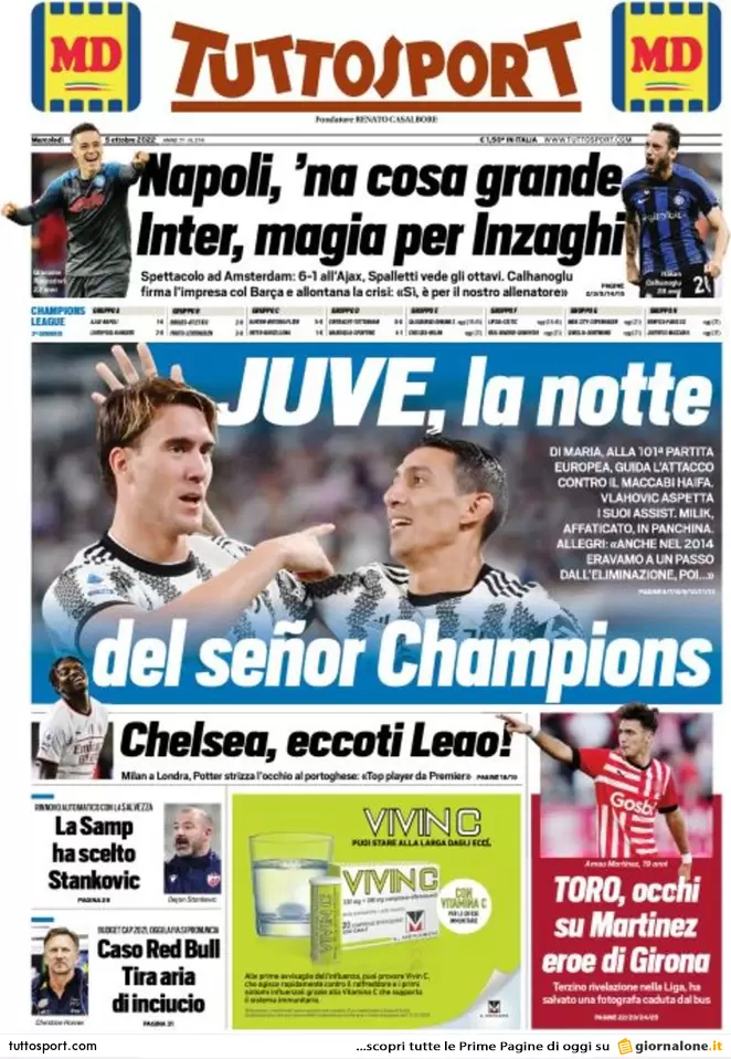 Prime pagine giornali 5 ottobre 2022. Crisi, Germania blocca 20mld di aiuti Ue Prime pagine giornali 5 ottobre 2022. Crisi, Germania blocca 20mld di aiuti Ue