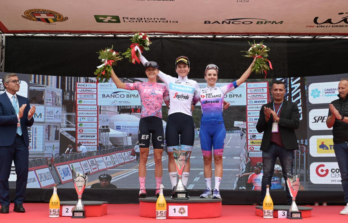 Tadej Pogacar e Elisa Longo Borghini vincono Tre Valli Varesine 2022 Tadej Pogacar e Elisa Longo Borghini vincono Tre Valli Varesine 2022