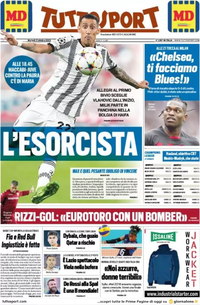 Prime pagine giornali 11 ottobre 2022. Furia russa e debito comune Ue sul gas