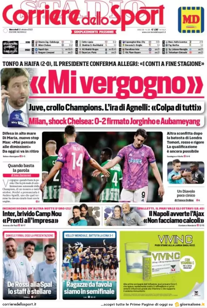 Prime pagine giornali 12 ottobre 2022. Mef, no di Giorgetti e destra nel caos