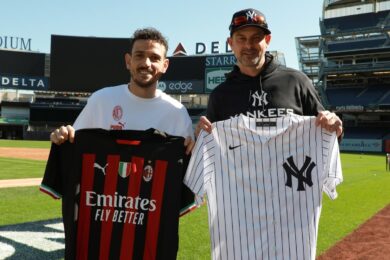Milan che gol nel merchandising: prodotti rossoneri in vendita allo Yankee Stadium