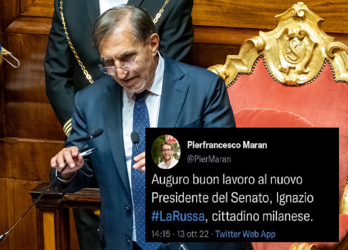 Ecco perché Maran ha fatto bene a fare i complimenti a La Russa. Commento Ecco perché Maran ha fatto bene a fare i complimenti a La Russa. Commento