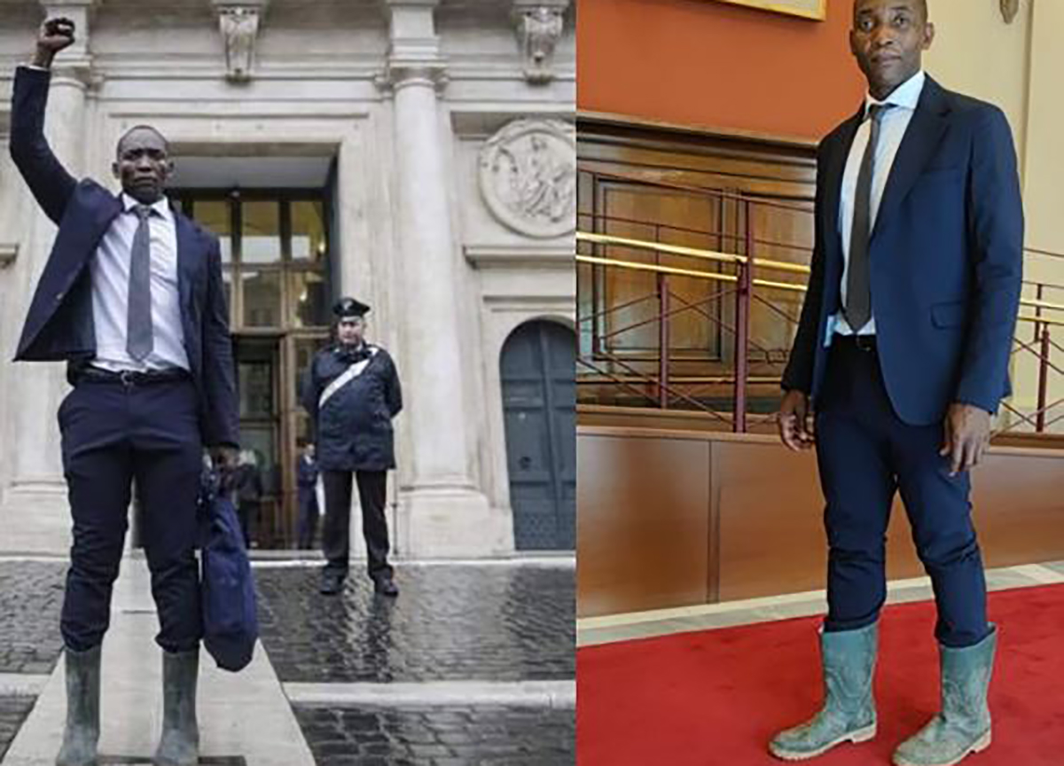 Aboubakar, il parlamentare con gli stivali: nuovo idolo dei radical chic Aboubakar, il parlamentare con gli stivali: nuovo idolo dei radical chic