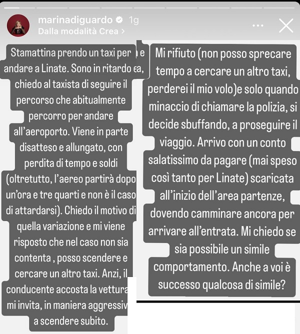 La mamma di Chiara Ferragni litiga con un tassista milanese aggressivo