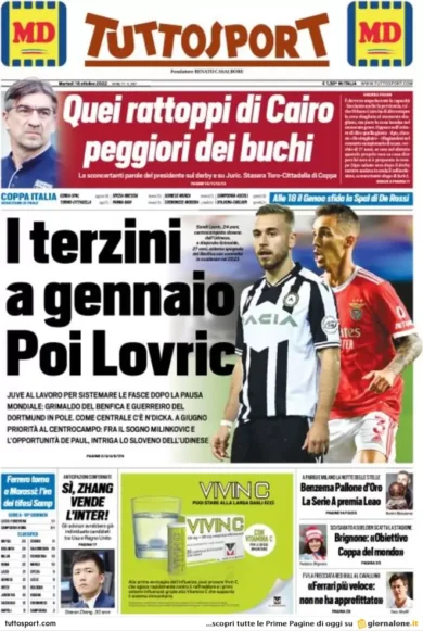 Prime pagine giornali 18 ottobre 2022. Rdc, metà dei soldi a finti poveri