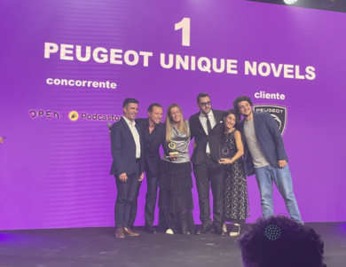 Unique Novels di Peugeot vince nella sezione podcast degli NC Digital Awards