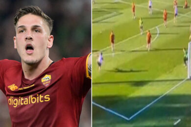 Zaniolo: super gol in allenamento (VIDEO) e quella ‘CABALA’ su Roma-Napoli…