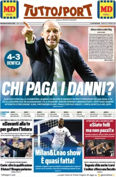 Prime pagine giornali 26 ottobre 2022. Viminale, stretta sulle Ong in mare