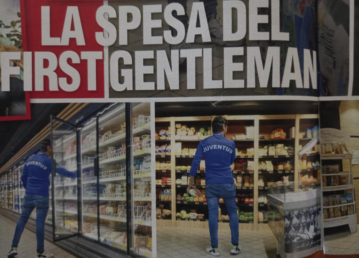 Andrea Giambruno a fare la spesa mentre Meloni guida la “Nazione”. FOTO Andrea Giambruno a fare la spesa mentre Meloni guida la “Nazione”. FOTO