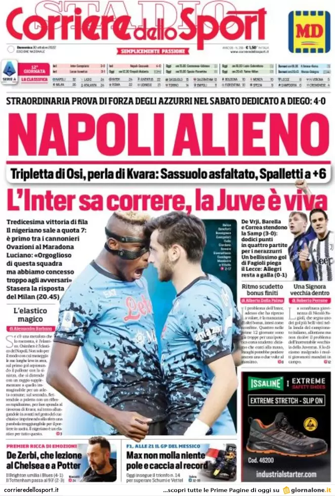Prime pagine giornali 30 ottobre 2022. Armi all’Ucraina e piano giustizia