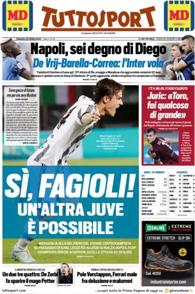 Prime pagine giornali 30 ottobre 2022. Armi all’Ucraina e piano giustizia