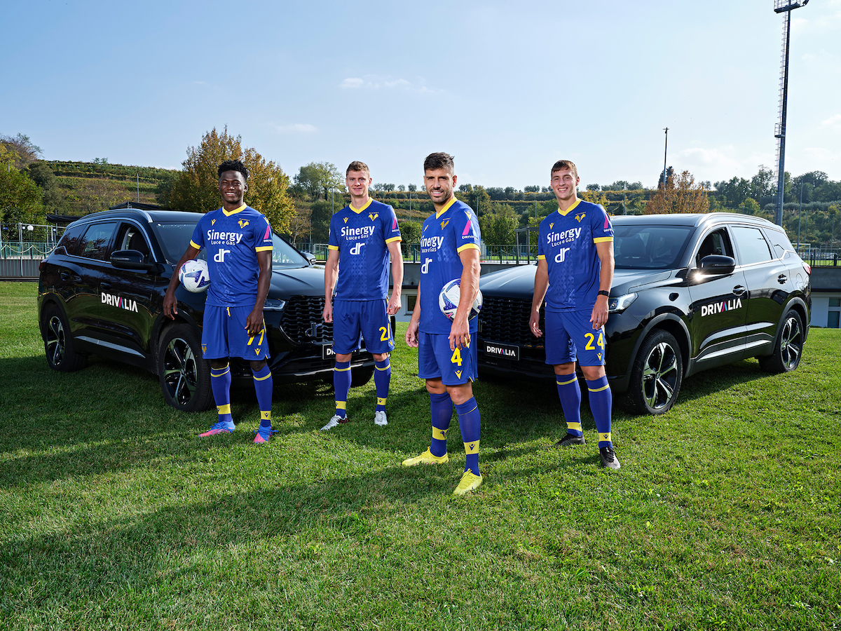 Drivalia raccoglie il testimone da Leasys Rent sulle maglie dell’ Verona FC