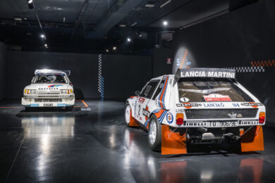 La Peugeot 205 turbo 16 al Mauto di Torino per la  “The Golden Age of Rally”