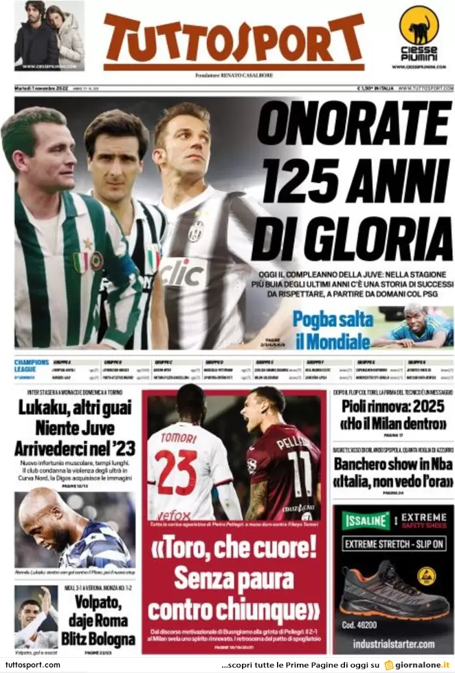 Prime pagine giornali 1 novembre 2022. Foggia, tredicenne stuprata dal branco Prime pagine giornali 1 novembre 2022. Foggia, tredicenne stuprata dal branco