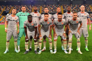 La nuova divisa ‘Third’ dell’Udinese Calcio, ispirata ai colori di Dacia