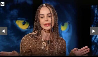 Nina Moric sbotta contro Francesca Fagnani a Belve