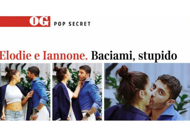 Iannone, bacio in pubblico a Elodie per le strade di Milano (foto). Gossip