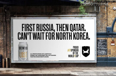 BrewDog “anti-sponsor” dei mondiali Qatar 2022: “Calcio trascinato nel fango”