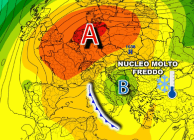 Meteo, gelo nel weekend. Colpo di scena (imprevisto). Neve a bassa quota