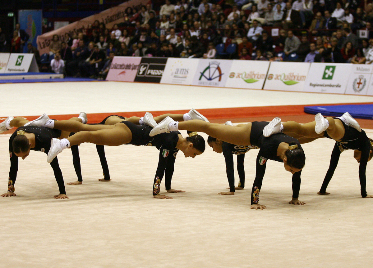 “Magre e grasse divise a tavola”. Non solo ginnastica ritmica, anche aerobica