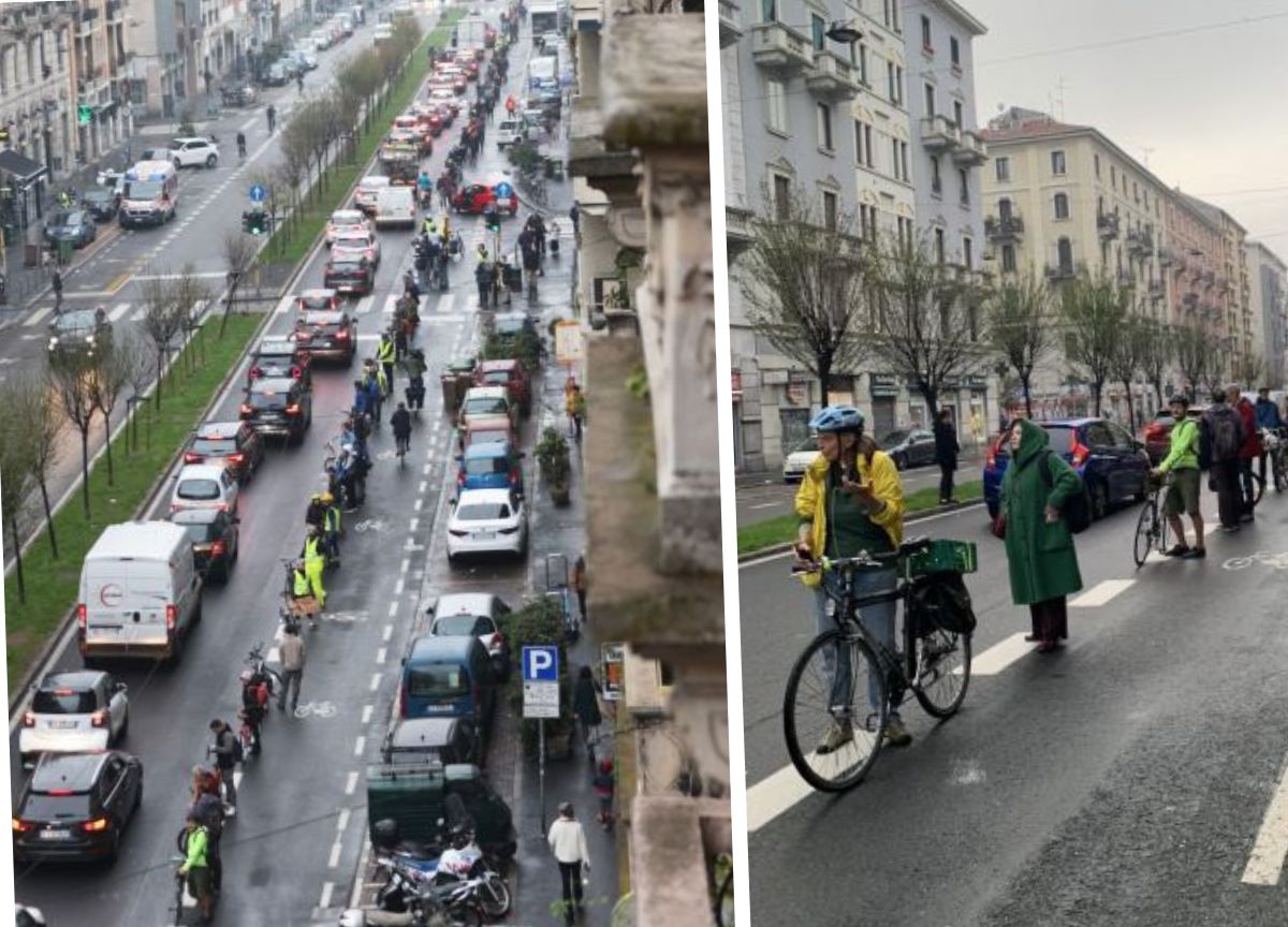 Ciclabile viale Monza. 400 persone contro stop sosta abusiva