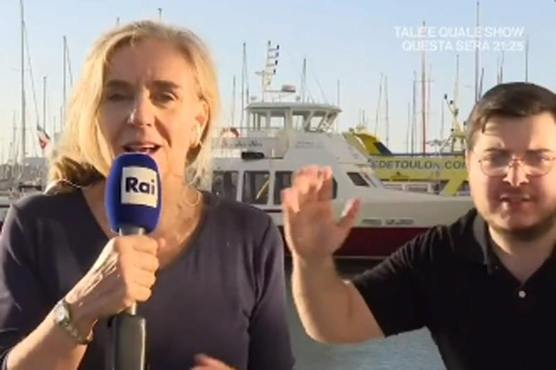 “Forza Meloni”. Il fuori programma durante di Giovanna Botteri su Rai1