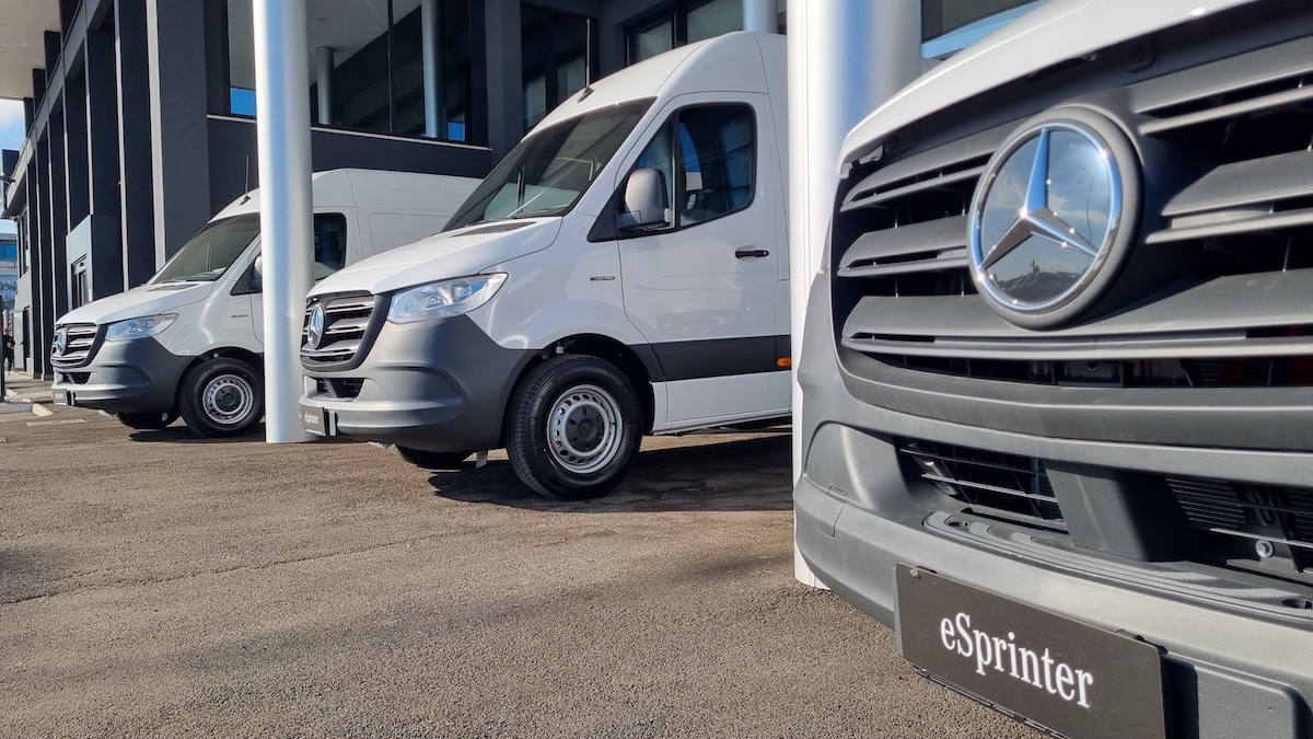 Mercedes-Benz eSprinter entra nella flotta della Sic Europe Srl Mercedes-Benz eSprinter entra nella flotta della Sic Europe Srl