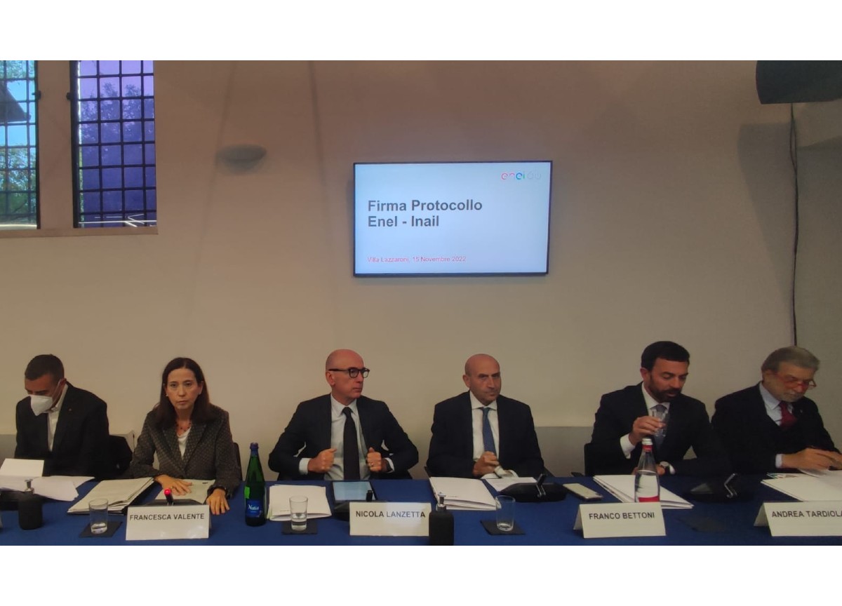 PNRR, Enel e Inail insieme per promuovere la sicurezza sul lavoro PNRR, Enel e Inail insieme per promuovere la sicurezza sul lavoro